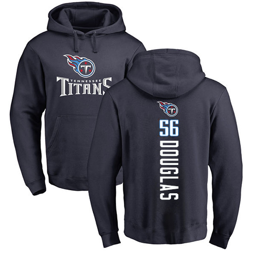 Tennessee Titans Men Navy Blue Jamil Douglas Backer NFL Football 75 Pullover Hoodie Sweatshirts